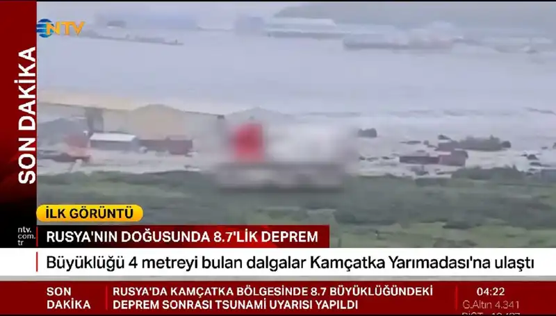 Kamçatka Kıyılarında İlk Tsunami Dalgaları: Yüzlerce Yılın En Büyük Tehlikesi