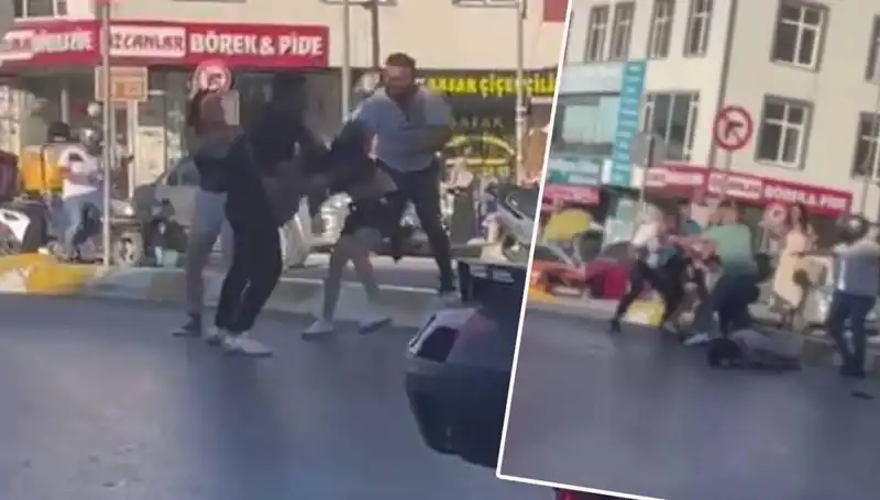 Esenyurt'ta Motosikletli İki Kadına Uygulanan Dayak Olayı Şoke Etti