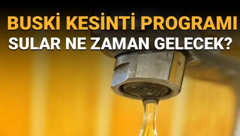 Bursa Nilüfer'de Sular Ne Zaman Geliyor? BUSKİ Su Kesintisi Programı Açıklandı!