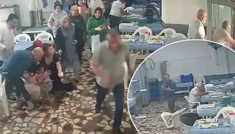 Deprem Anında Yemekhane Kaosu: Yemeğini Bırakmayanlar Ve Panikleyenler