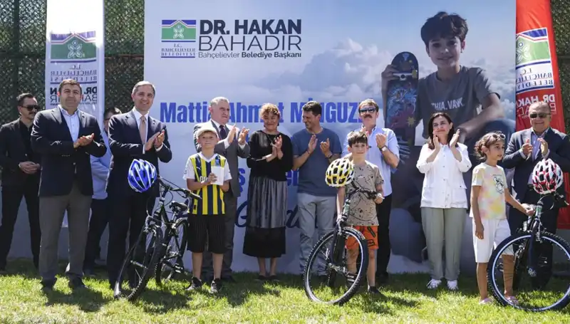 Bahçelievler'de Gençlerin Yeni Gözbebeği: Mattia Ahmet Minguzzi Skate Parkı Açıldı