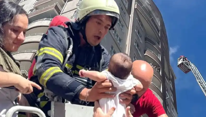 Kayseri'deki 14 Katlı Binada Korkutan Yangın: Kurtarma Çalışmaları Tüm Hızıyla Devam Ediyor